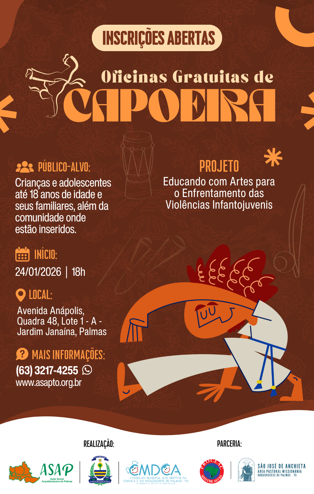Oficinas de Capoeira